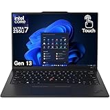 Lenovo Gen 13 ThinkPad X1 Carbon Touchscreen Laptop with Intel Ultra 7 265U Processor, 14" WUXGA 100% sRGB, 32GB DDR5 RAM, 1TB NVMe Performance SSD, FHD+ IR+ RGB Camera, and Windows 11 Pro
