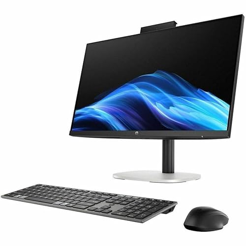 HP ProStudio 4 AiO G1i All-in-One Computer - Intel Core Ultra 5 235 - vPro Technology - 16 GB - 512 GB PCI Express NVMe SSD - 23.8" Full HD - Desktop - Black, Silver - Intel Q870 Chip - 1920 x 1080 -