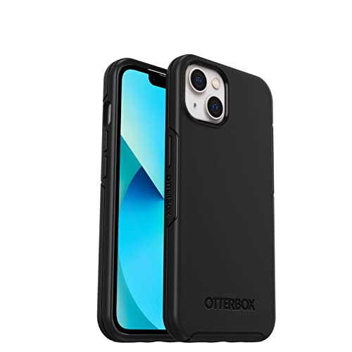 OtterBox iPhone 13 (ONLY) Symmetry Series Case - Resilience Grey, Ultra-Sleek, Wireless Charging Compatible, Raised Edges Protect Camera & Screen