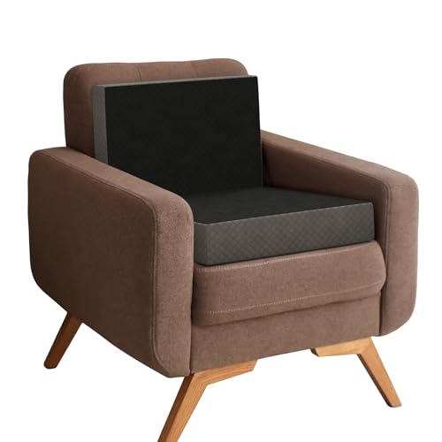 Kolbs Extra Large Recliner Cushion | Chic 2 Tone Velvet Cover