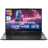 NIMO 15.6" FHD IPS Student-Laptop-Computer - Core i3-1215U(Beat i5-1135G7, 6 Cores Up to 4.4GHz), 64GB RAM 1TB SSD, 65W Type-C, 2 Years Warranty, Fingerprint, Backlit Keyboard, Wi-Fi 6, BT5.2