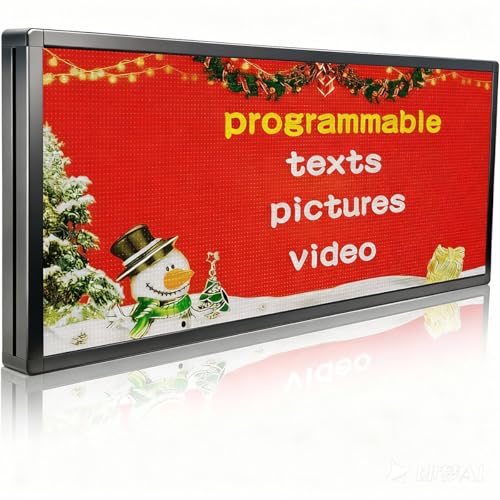 Programmable Scrolling Led Sign Custom Digital Signage Displays Outdoor For Business Wifi Control Open Matrix Panel Electronic Message Board Screen Advertising Ticker open Neon Sign