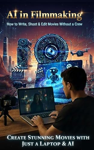 AI in Filmmaking: How to Write, Shoot & Edit Movies Without a Crew : Create Stunning Movies with Just a Laptop & AI