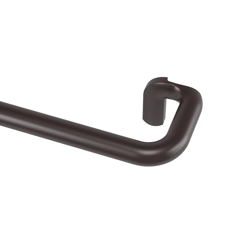 Umbra Twilight Curtain Rod Set – Wrap Around Design Ideal for Blackout or Room Darkening Panels