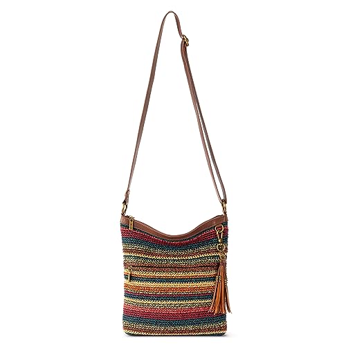 The Sak Lucia Crossbody Bag in Crochet, Convertible Purse with Adjustable Shoulder Strap