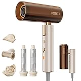GOMYTH 5-in-1 High-Speed Hair Dryer System, Dual Voltage Travel Blow Dryer with Scalp Shield & IQ Speed Styling and Drying Suite, Lightweight, Ionic, No Heat Damage, Low Noise for All Hair Types