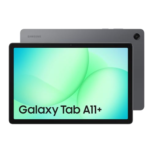 Samsung Galaxy Tab A11+ Plus 2026 (128GB, 6GB, Wi-Fi Only) 11.0" 90Hz Android 16 Tablet, All Day Battery, Octa-Core (4nm), 4-Speakers, International Model X230 | Fast Charge Cube Bundle | Gray