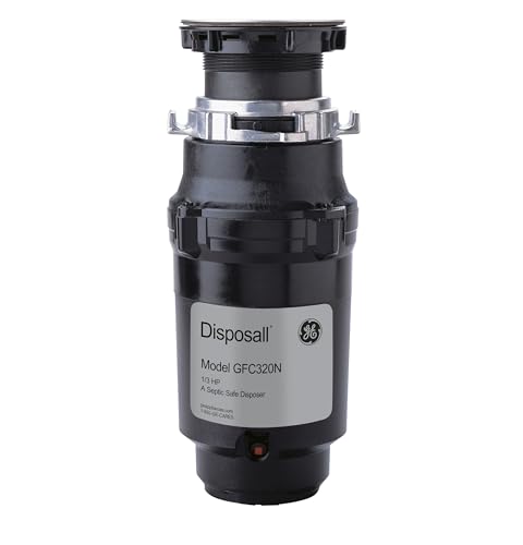 GE Disposall Continuous Feed 1/3 Horsepower Motor Garbage Dispose