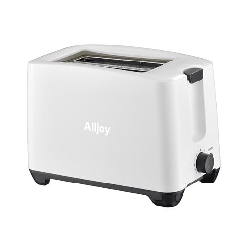 Alljoy Electric Toaster with Wide Slots and Removable Crumb Tray for Bagels, Waffles, and Specialty Breads, Simple and Easy-to-Use Kitchen Appliance