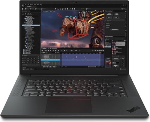 NewLenovo ThinkPad P1 Mobile Workstation (16 Inch 165Hz 2K IPS, Core i7-13800H 14Core, RTX A1000 6GB, 64GB DDR5 2TB SSD) Laptop for Engineer Designer Architect, Backlit KB, 2*Thunderbolt 4, Win11 Pro