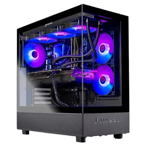 Skytech Gaming Azure 3 Gaming PC, AMD Ryzen 7 7700X 4.5GHz, NVIDIA RTX 5070 12GB, 1TB Gen4 NVMe SSD, 32GB DDR5 RAM 5600, 850W Gold ATX 3 PSU, 360 ARGB AIO, Wi-Fi, Win 11, Desktop