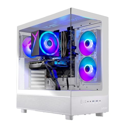 Skytech Gaming Azure 3 Gaming PC, AMD Ryzen 7 5700 3.7GHz, NVIDIA RTX 5060, 1TB NVMe SSD, 32GB DDR4 RAM 3200, 650W Gold PSU, Wi-Fi, Win 11, Desktop