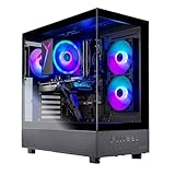 Skytech Gaming Azure 3 Gaming PC, AMD Ryzen 7 5700 3.7GHz, NVIDIA RTX 5060, 1TB NVMe SSD, 32GB DDR4 RAM 3200, 650W Gold PSU, Wi-Fi, Win 11, Desktop