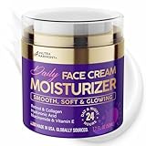 Face Moisturizer - Day & Night Face Cream - Collagen | Retinol | Hyaluronic Acid | Ceramides - Smooth, Soft & Glowing Skin - DD Cream for Women & Men - Dermatologically Tested - Made in USA 1.7 FL OZ