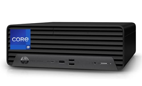 HP ProDesk 400 G9 SFF Desktop, Intel Core i9-12900K, 64GB RAM, 2TB NVMe SSD, Display Port, HDMI,USB-C, Built in Wi-Fi, BT, Small Form Factor Business Computer, Windows 11 Pro
