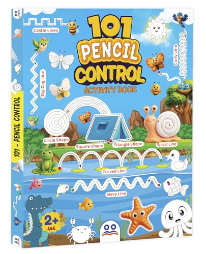Tracing Books for Kids - 101 Pencil Control Activity Book | Premium Quality Early Learning Tracing Lines & Pattern Writing Activities | Ages: 2 - 5 Years | Two Brothers Publications