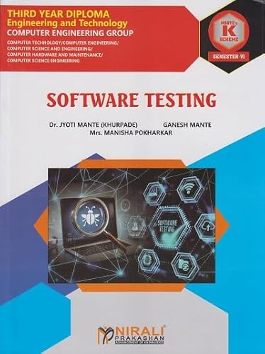 SOFTWARE TESTING for MSBTE's 'K' scheme Third Year Diploma in Computer Engineering Semester 6 | Nirali Prakashan