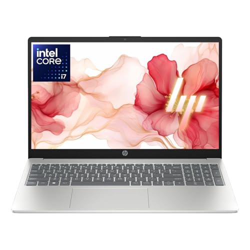 HP New Core i7 15.6" Laptop | 2026 Edition | Intel High-Performance Core i7-1255U up to 4.7GHz | 16GB RAM - 512GB PCIe SSD | Webcam | FHD | Long Battery Life | Windows 11 | Business & Academic