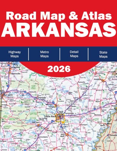 Arkansas Road Map - Arkansas Road Atlas - Arkansas Road Trip Map
