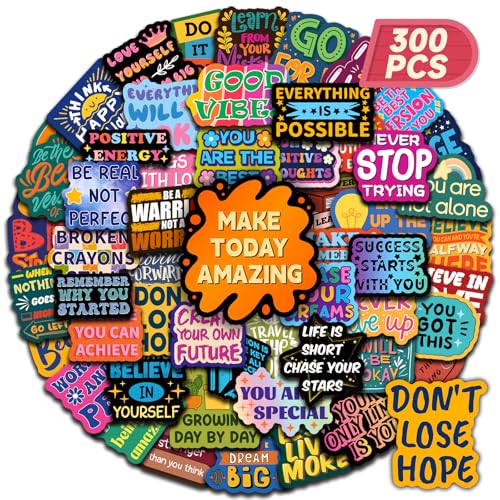 SigyoJeom Motivational Stickers 300PCS