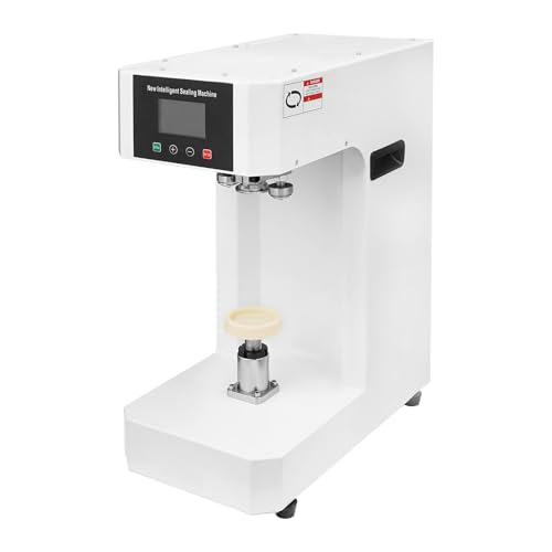 Can Sealer, Tabletop Can Sealing Machine for Food, Beverage, Beer, Aluminum Cans, 110V US Plug, Automatic Operation, Kitchen Appliance for Home, Restaurant, Small Business, DIY Canning