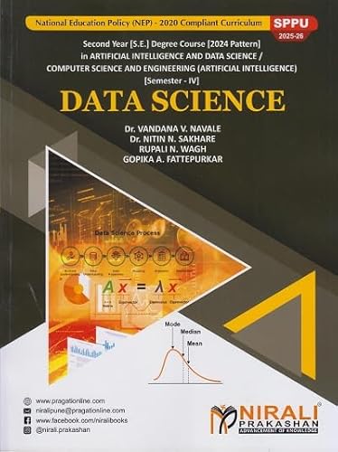 DATA SCIENCE for SPPU Second Year [SE] Degree in AIDS and Computer Science Engineering Semester 4 | Nirali Prakashan
