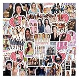 60pcs Idol Katseye Stickers for Teens, Sticker for Water Bottle,Laptop,Waterproof Vinyl Decals for Teen Adult Party Supply Favor Decor (D)
