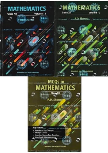 Rd Sharma Class 12 Maths 2026-27 CBSE Examinations | Latest Edition of R D Sharma Class 12 Mathematics (Vol.1 + Vol.2 + MCQ) Set of 3 Books 2025 Edition