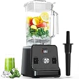 Aeitto Blender for Kitchen, 68 Oz Large Capacity Professional Countertop Blender, 1500-Watt Smoothie Blender for Ice Crush, Frozen Drinks, Grey