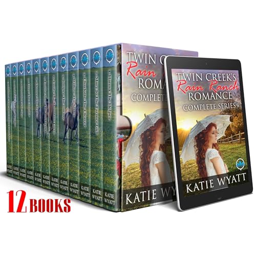 Twin Creek's Rain Ranch Romance Complete Series: Sweet western Christian romance