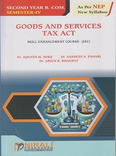GOOD AND SERVICES TAX ACT for SY BCom Semester 4 | Nirali Prakashan