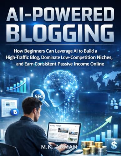 AI-Powered Blogging: How Beginners Can Leverage AI to Build a High-Traffic Blog, Dominate Low-Competition Niches, and Earn Consistent Passive Income Online (AI AGENCY SERIES)