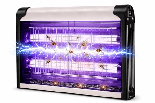 PYXBE Electric Mosquito Killer Lamp Insect Fly Killer Machine for Home Kitchen Kids Bedroom Eco-Friendly Indoor Outdoor Restaurants Office Bedroom LED Old Boys & Girls | Speech (4W-Black)