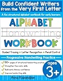 Alphabet Handwriting Practice Book for Preschool & Kindergarten: Learn to Write Letters, Tracing Practice, Pencil Control, Fine Motor, and More: Fun ... Alphabet Handwriting Practice Workbook