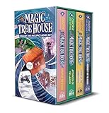 Magic Tree House Through Time and Space Boxed Set: Graphic Novels 5-8: Night of the Ninjas; Afternoon on the Amazon; Sunset of the Sabertooth; ... Boxed Set) (Magic Tree House Graphic Novels)