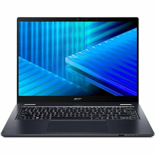 Acer TravelMate P4 Spin 14 TMP414RN-55 TMP414RN-55-79AM 14" Touchscreen Convertible 2 in 1 Notebook - WUXGA - 60 Hz - Intel Core Ultra 7 255U - 16 GB - 1 TB SSD - English Keyboard - Blue