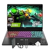 HP OMEN MAX 16" WQXGA 240Hz Gaming Laptop, AMD Ryzen AI 9 HX 375, NVIDIA GeForce RTX 5080 16GB GDDR7, 32GB DDR5, 2TB Storage (1TB SSD&1TB Docking Station), Backlit Keyboard, Wi-Fi 7, Win 11 Pro, Black
