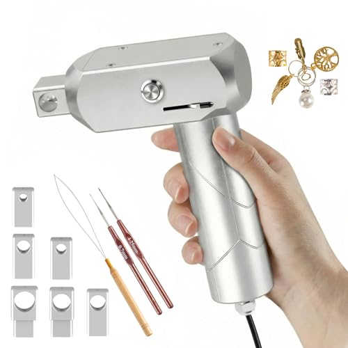 3rd-Gen Dreadlocks Machine, Patented Needle Retraction, Handheld Instant loc Machine Features a Lightweight 1.1lb Aluminum Body, 6 Braiding Heads, Tangle Resistant for Salon/Home Use. 2-Year Warranty