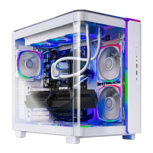 Skytech Gaming King 95 Gaming PC, AMD Ryzen 7 7800X3D 4.2GHz, AMD RX 9070XT 16GB VRAM, 1TB NVMe SSD, 16GB DDR5 RAM 5200, 850W Gold ATX 3 PSU, 360 ARGB AIO, Wi-Fi, Win 11, Desktop