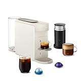 Nespresso Vertuo Up Coffee and Espresso Maker by DeLonghi, White with Aeroccino Milk Frother