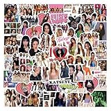 120 PCS KATSEYE Stickers, Waterproof Vinyl Pop Korean Girls Stickers for Laptop Water Bottle, Computer, Skateboard, Phone DIY Decals for Teens Adults