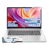 HP 17.3" Business Laptop, 13th Gen Intel 10-Core i5-1334U(Beats i7-1255U), 64B RAM, 2TB SSD, Backlit Keyboard, Fingerprint Reader, Lifetime Windows 11 Pro & Copilot AI, with Patented KB Kit
