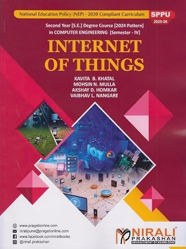 INTERNET OF THINGS for SPPU Second Year [SE] Degree in Computer Engineering Semester 4 | Nirali Prakashan