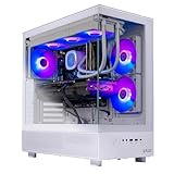 Skytech Gaming Azure 3 Gaming PC, AMD Ryzen 7 7800X3D 4.2GHz, NVIDIA RTX 5060 Ti 16GB VRAM, 1TB Gen4 NVMe SSD, 16GB DDR5 RAM 6000, 650W Gold PSU, 360 ARGB AIO, WI-FI 5, Windows 11, Desktop