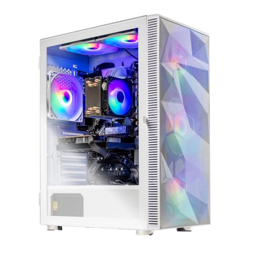 Skytech Gaming Storm Gaming PC, AMD Ryzen 5 5500 3.6GHz, NVIDIA RTX 3050 6GB VRAM, 1TB NVMe SSD, 16GB DDR4 RAM 3200, 650W Gold PSU, WI-FI 5, Windows 11, Desktop