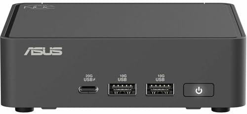 Asus NUC 15 Pro RNUC15CRKU5063CU Desktop Computer - Intel Core Ultra 5 225H - 16 GB - 512 GB PCI Express NVMe SSD - Mini PC - Black - Intel Chip - Windows 11 Pro - Arc Graphics 130T DDR5 SDRAM - Wi-Fi