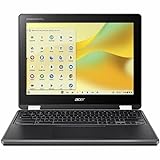 Acer Chromebook Spin 512 R857TN R857TN-P94Y 12.2" Touchscreen Convertible 2 in 1 Chromebook - WUXGA - 60 Hz - Intel N-Series N250-8 GB - 64 GB Flash Memory - English (US) Keyboard - Black