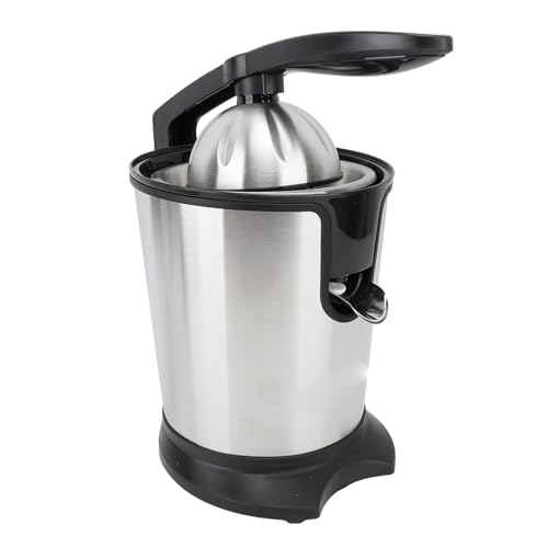 Oreilet Electric Citrus Juicer, 180W Stainless Steel Orange Juice Squeezer, Portable Juice Squeezer Small Kitchen Appliance Juicer Extractor Machine for Oranges, Lemons, Limes, Grapefruit