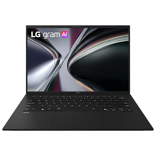 LG gram 14-inch Thin and Lightweight Dual AI Laptop Computer, Windows 11 Home, Copilot+ PC, Powered by AMD Ryzen AI 5 435 Processor, 32GB RAM, 1TB SSD - Obsidian Black