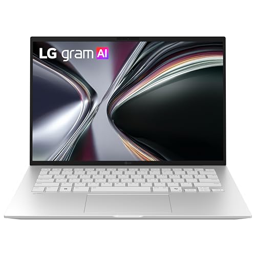 LG gram 14-inch Thin and Lightweight Dual AI Laptop Computer, Windows 11 Home, Copilot+ PC, Powered by AMD Ryzen AI 7 450 Processor, 32GB RAM, 1TB SSD - Essence Silver